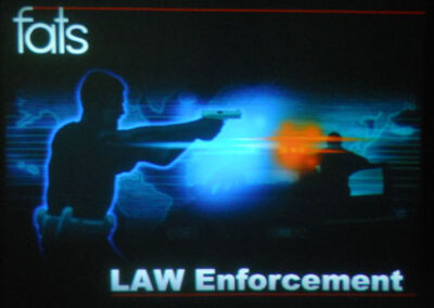 F.A.T.S. firearms simulation display