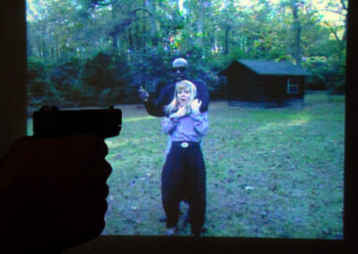 Outdoor video scenario on the F.A.T.S. simulator