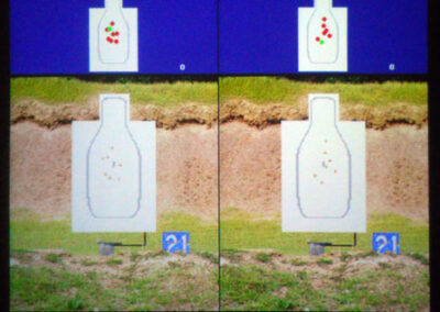 Marksmanship targets on the F.A.T.S. simulator