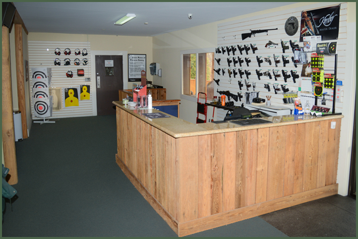 Front desk at The Sportsman's Lodge Front desk at The Sportsman's Lodge