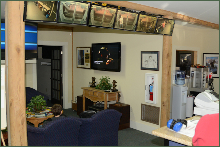 Range viewing screens Range viewing screens